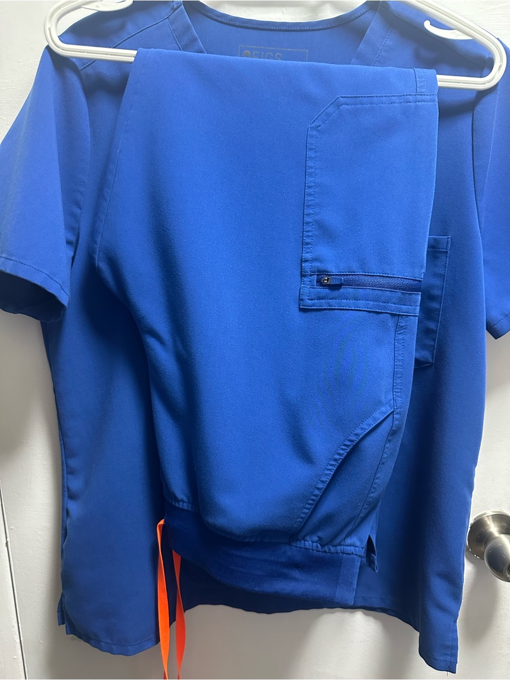Figs Royal Blue Scrub Shorts